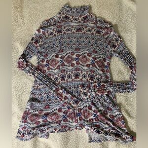 Lucky Brand Sheer Turtleneck